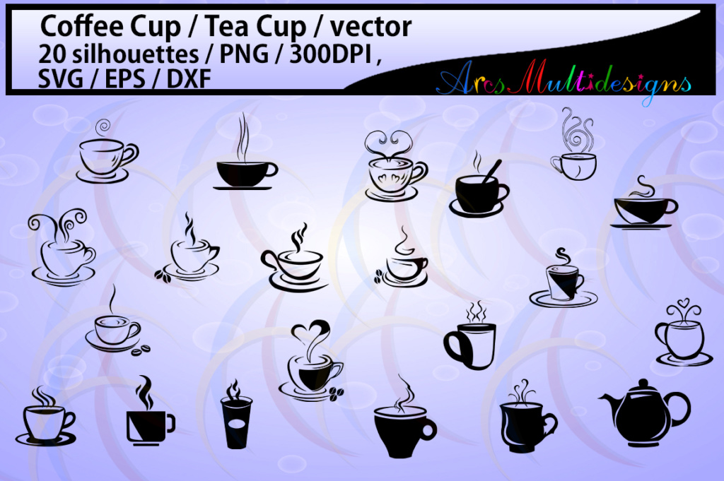 Coffee & Tea Cup Vector Bundle 2