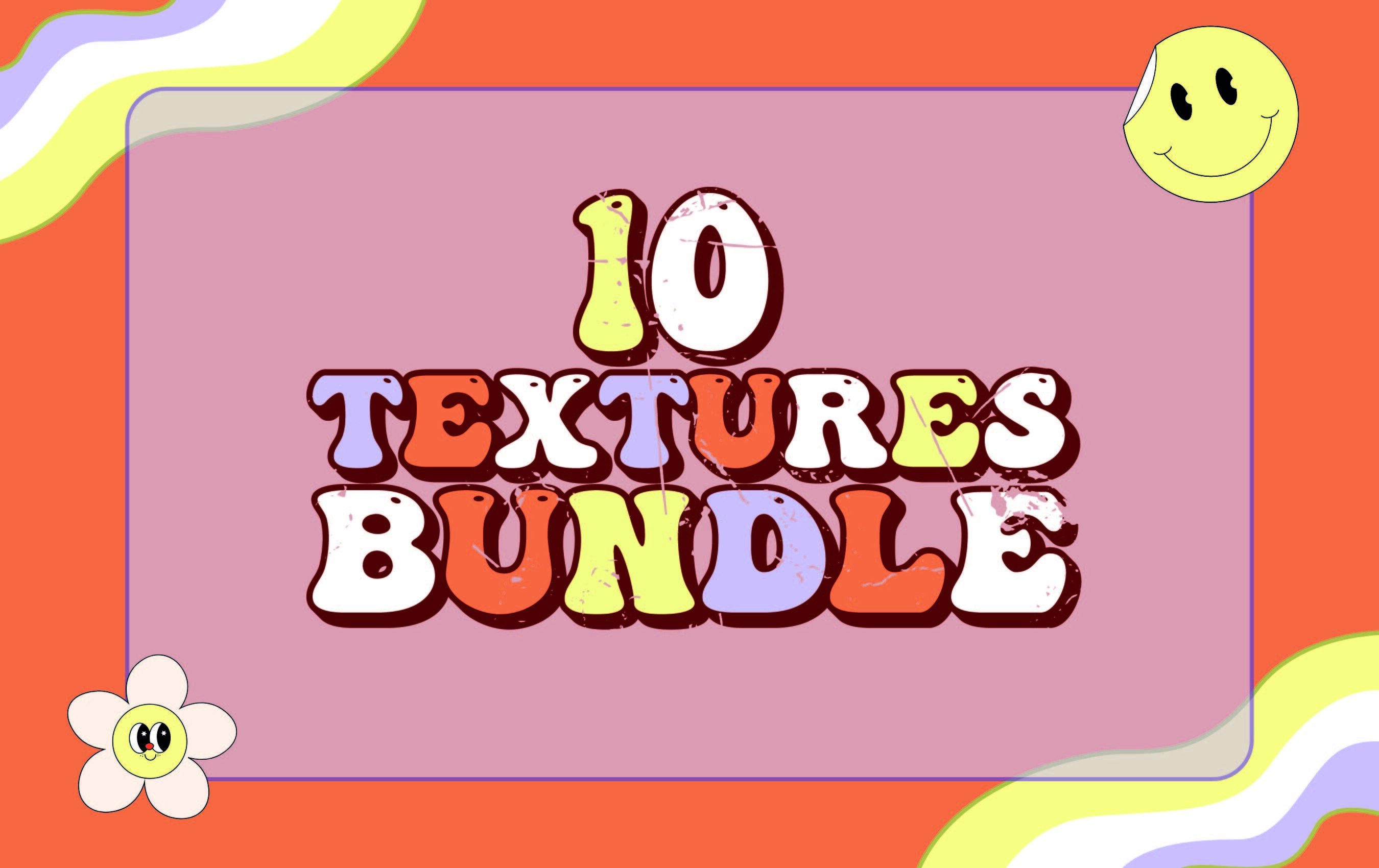 Distressed Grunge Textures Bundle PNG
